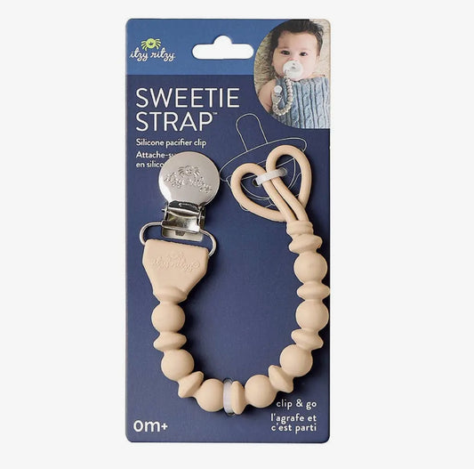 Sweetie Strap™ Silicone One-Piece Pacifier Clips