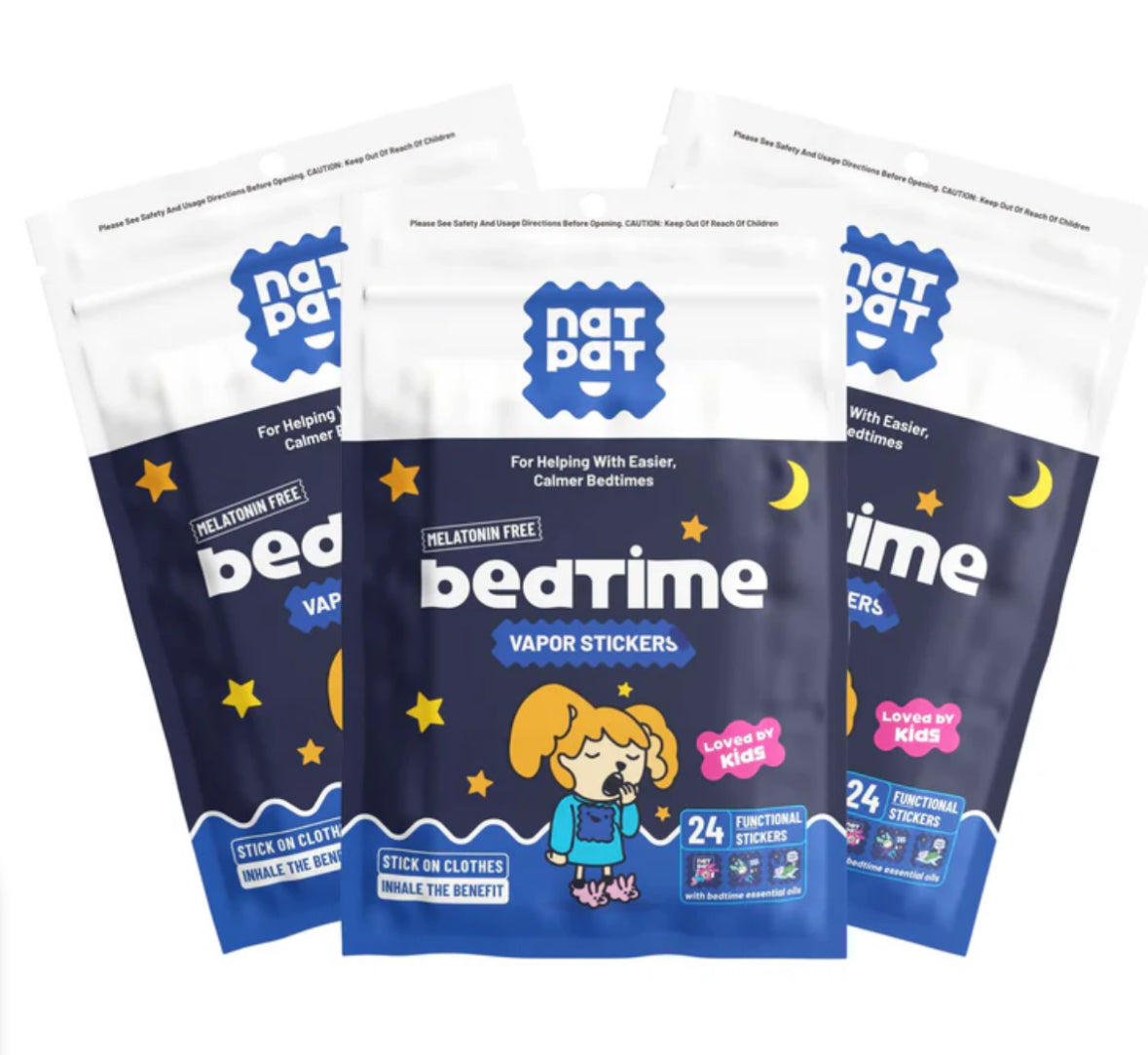 NatPat Bedtime Stickers